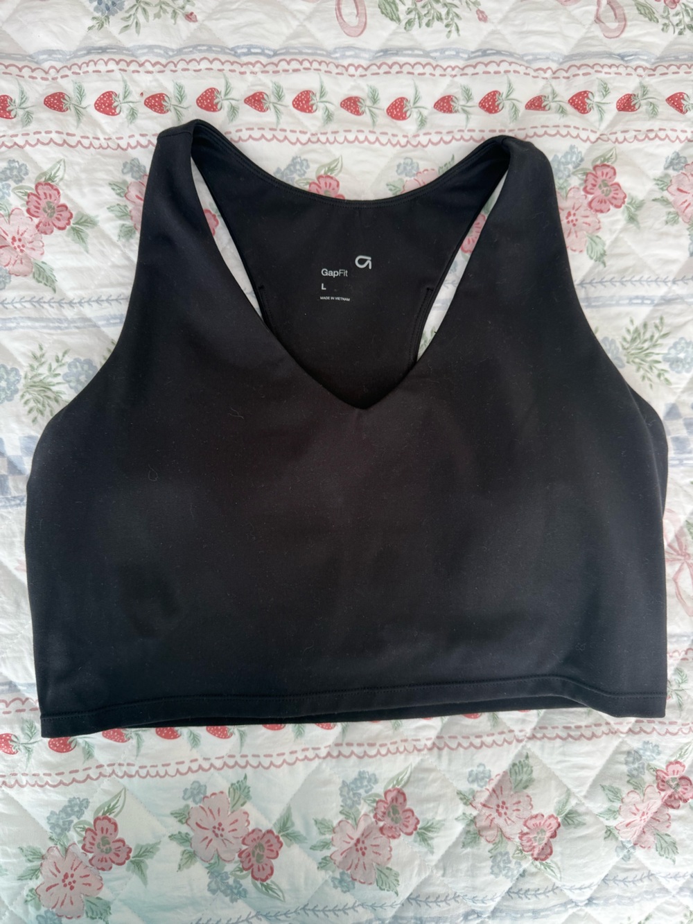 Gap Black Tank Top / Longline Sports Bra